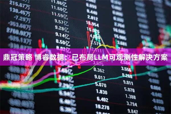鼎冠策略 博睿数据：已布局LLM可观测性解决方案